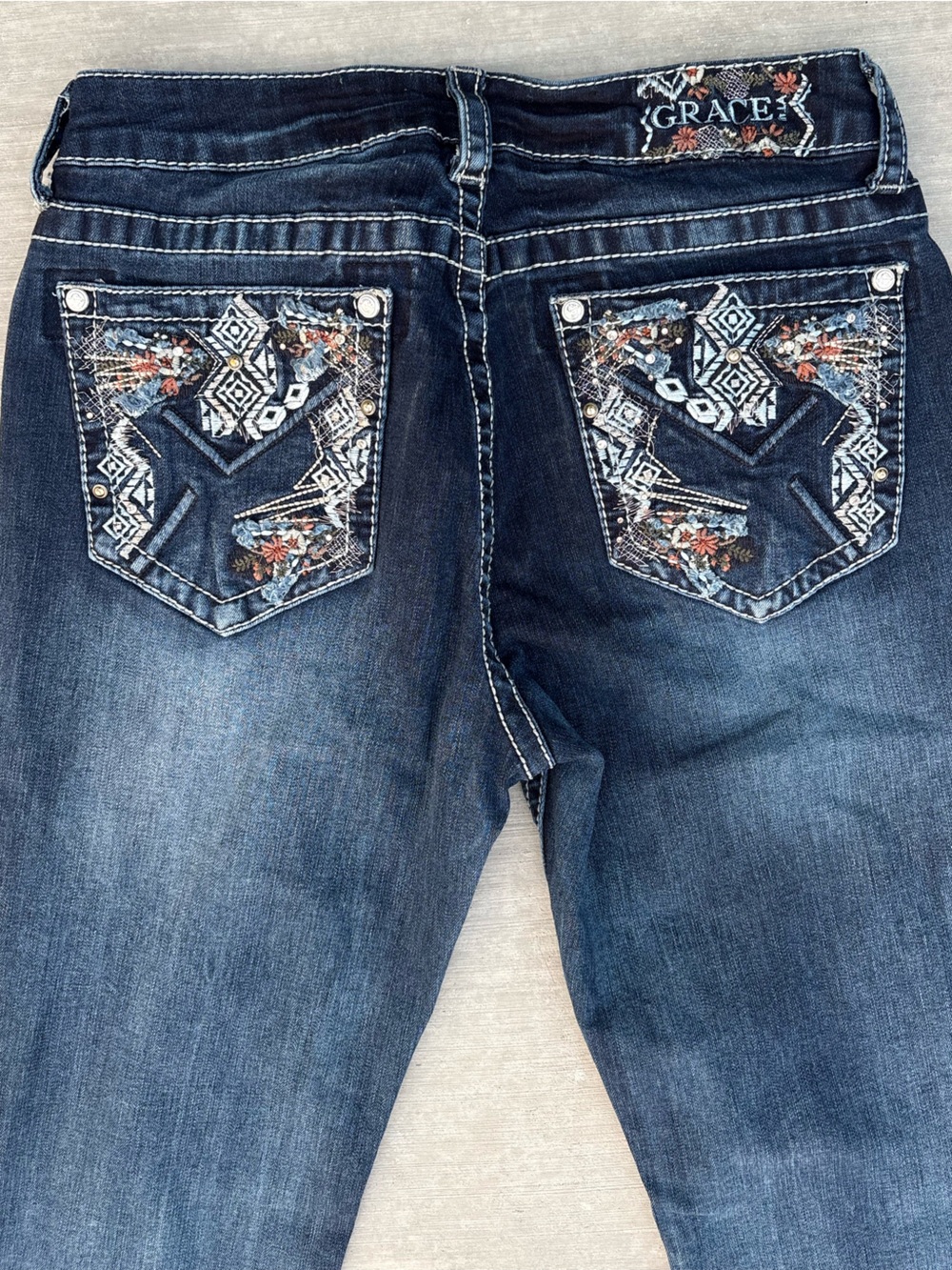 GRACE in LA Easy Fit Jeans Size 29 - Picture 2 of 7